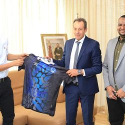 إدارة بعثة الهلال بالمغرب برئاسة العليقي تسجل زيارة للجامعة المغربية لكرة القدم