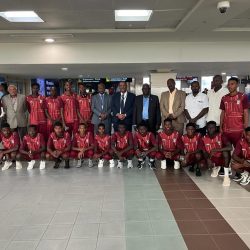 صغار صقور الجديان يصلون نيروبي