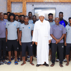 د. حسن عبد القادر هلال يزور بعثة الهلال بالدامر