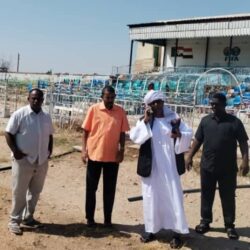 المدير التنفيذي يتفقد ملعب أستاد حلفا الجديدة